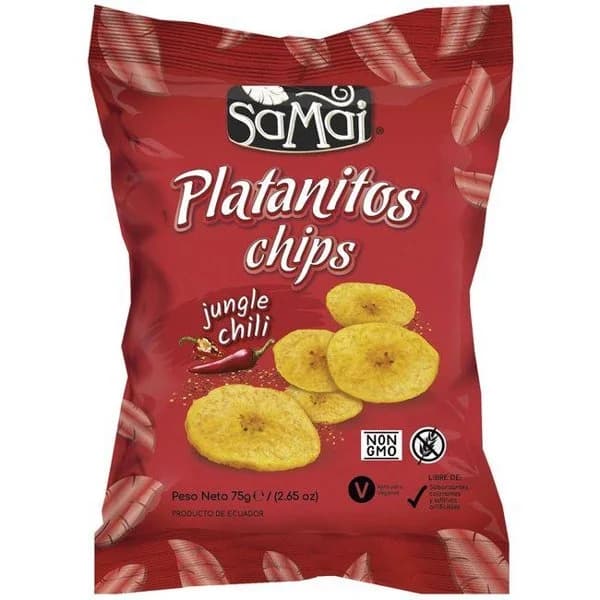 Chifles picantes SAMAI, bolsa 75 g - 1 ud - Imagen del producto en Findit