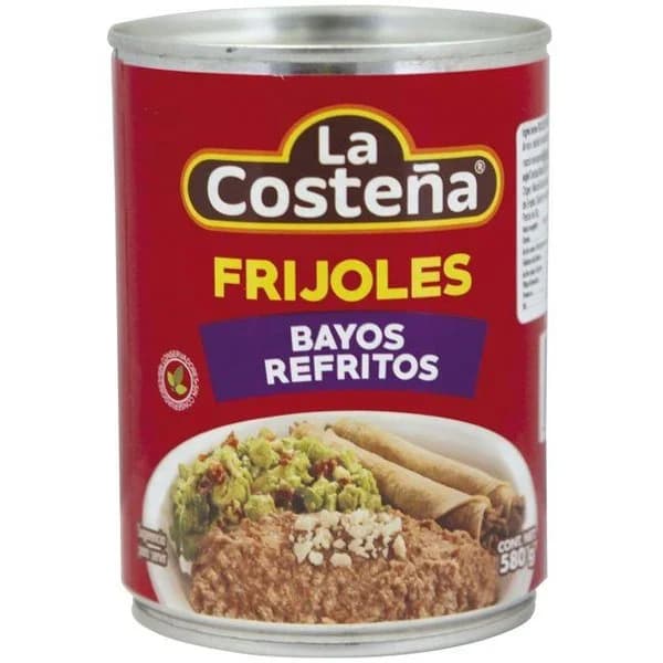 Frijoles refritos Bayos LA COSTEÑA, lata 580 g - 1 ud - Imagen del producto en Findit