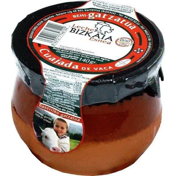 Cuajada de vaca BIZKAIA ESNEA, tarro de barro 140 g - 1 ud - Imagen del producto en Findit