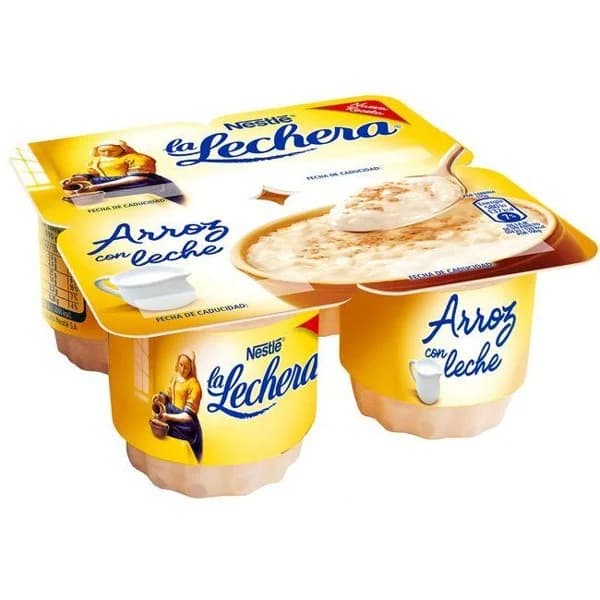 Arroz con leche LA LECHERA, pack 4x115 g - 1 ud - Imagen del producto en Findit