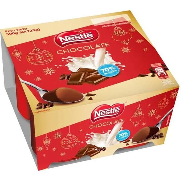Gelificado de chocolate NESLÉ, pack 4x125 g - 1 ud - Imagen del producto en Findit