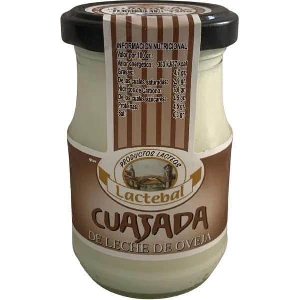 Cuajada de oveja LACTEBAL, tarro cristal 130 g - 1 ud - Imagen del producto en Findit
