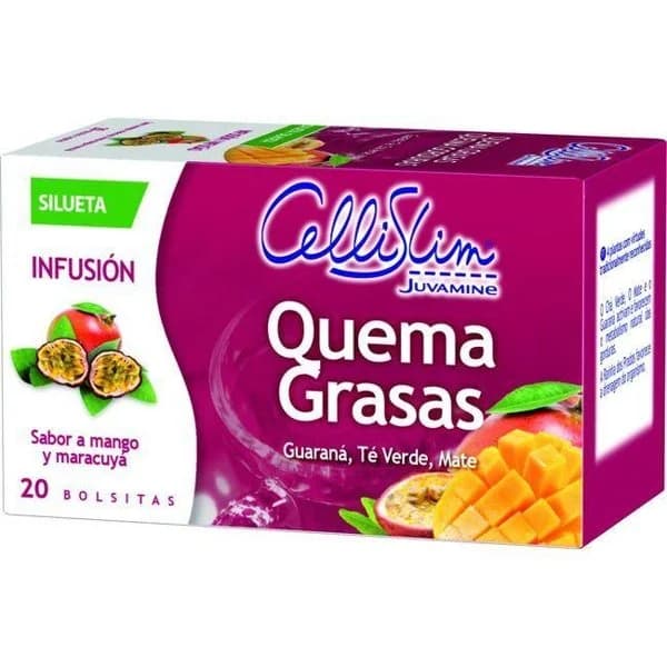 Infusión quema grasa de mango-maracuyá CELLISLIM, caja 20 sobres - 1 ud - Imagen del producto en Findit