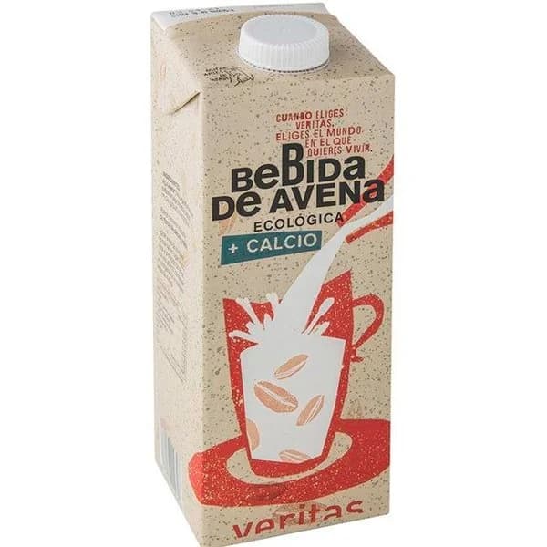 Bebida de avena con calcio VERITAS, brik 1 litro - 1 ud - Imagen del producto en Findit