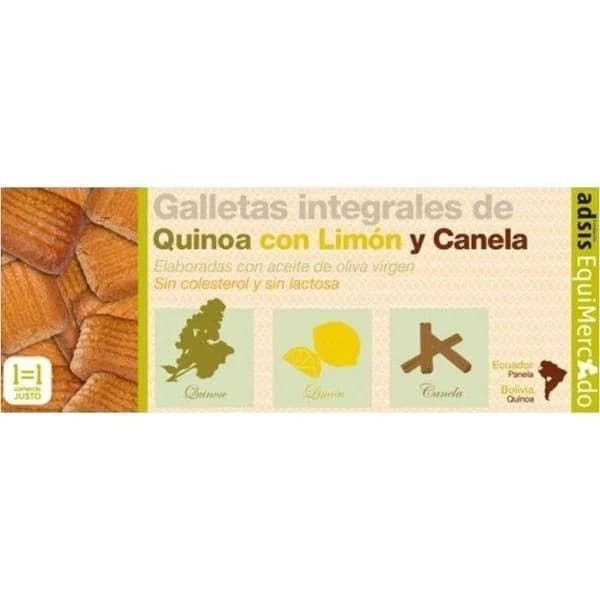 Galleta de quinoa-limón-canela EQUIMERCADO, bolsa 125 g - 1 ud - Imagen del producto en Findit