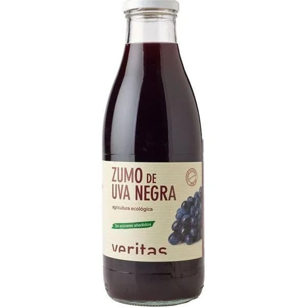 Zumo de uva negra VERITAS, botella 1 litro - 1 l - Imagen del producto en Findit