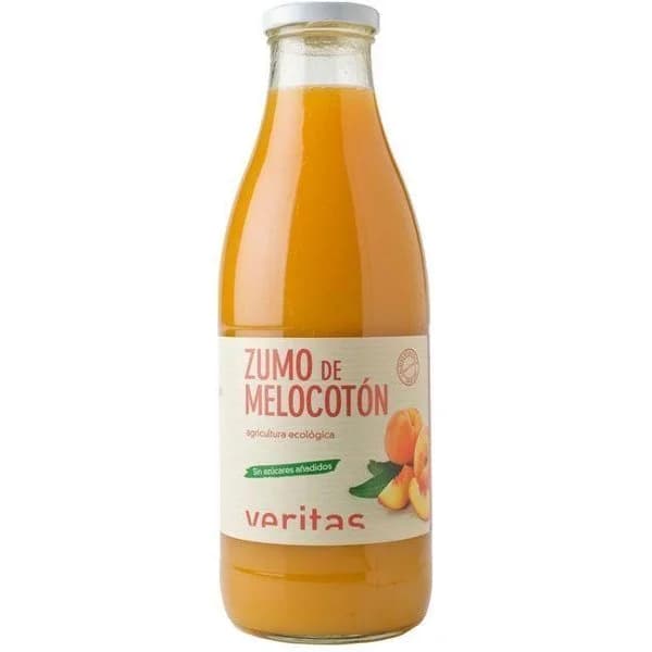 Zumo de melocotón VERITAS, botella 1 litro - 1 l - Imagen del producto en Findit