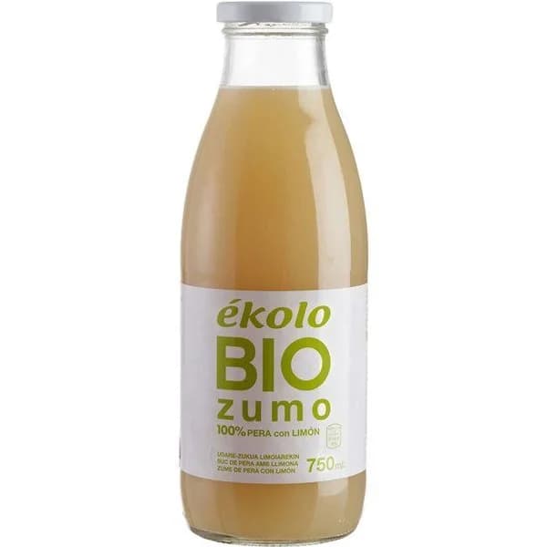 Zumo ecológico de pera-limón ÉKOLO, botella 75 cl - 1 ud - Imagen del producto en Findit