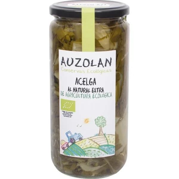 Acelga natural ecológica AUZOLAN, frasco 425 g - 1 ud - Imagen del producto en Findit