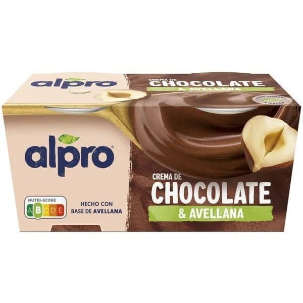 Crema de choco y avellanas ALPRO, pack 2x115 g - 1 ud - Imagen del producto en Findit