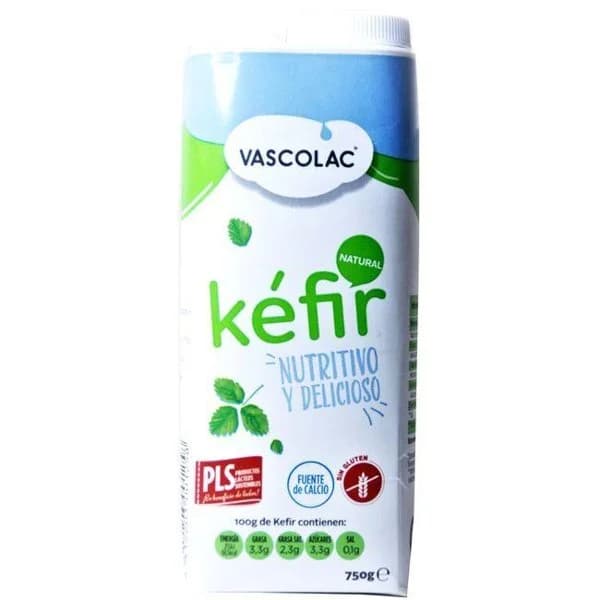 Kéfir líquido VASCOLAC, brik 750 ml - 1 ud - Imagen del producto en Findit