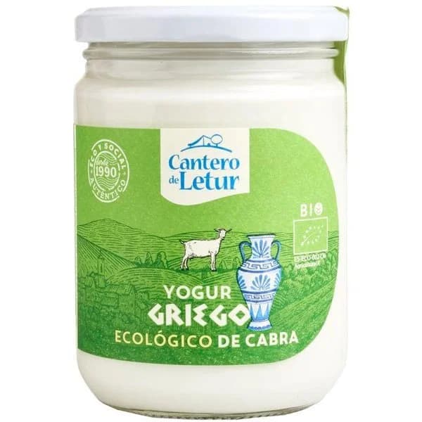 Yogur eco griego de cabra CANTERO DE LETUR, tarro 420 g - 1 ud - Imagen del producto en Findit