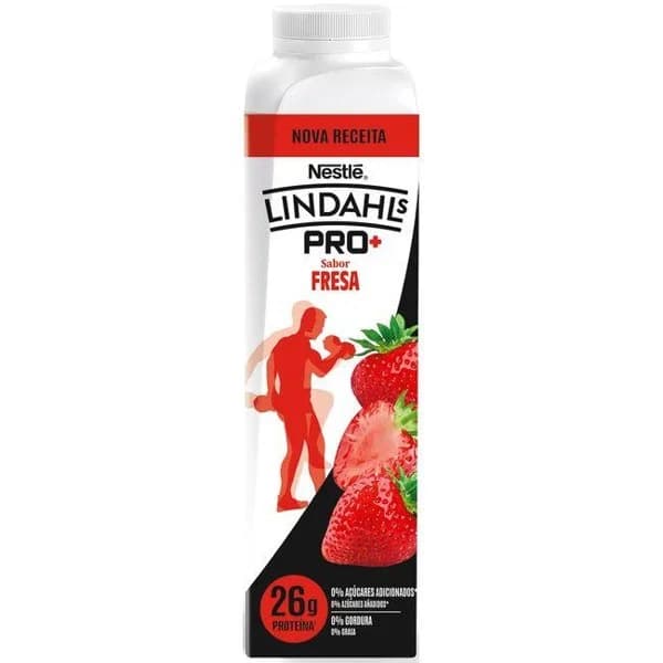 Producto Lácteo sabor fresa LINDAHLS, botella 330 ml - 1 ud - Imagen del producto en Findit