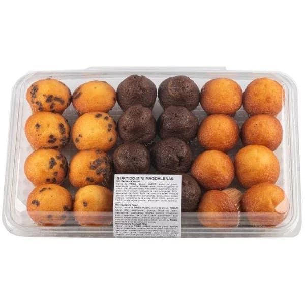 Mini magdalenas GIMAR, bandeja 430 g - 1 ud - Imagen del producto en Findit