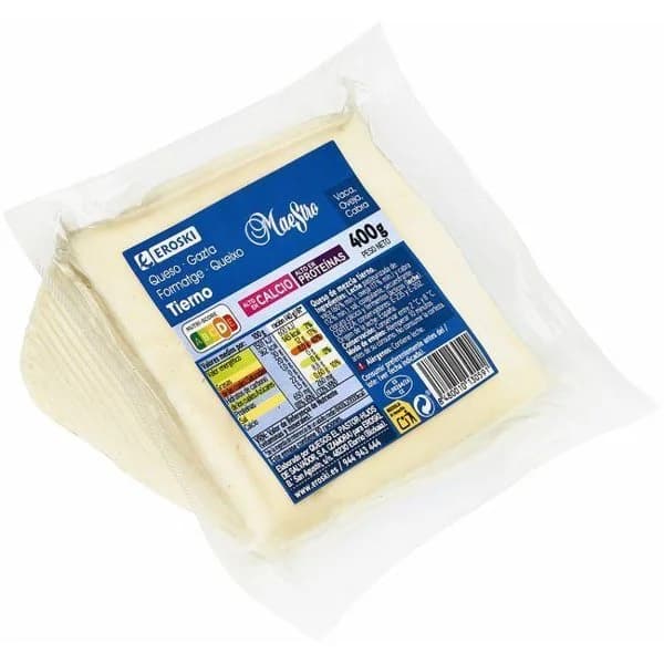 Queso mezcla tierno EROSKI, cuña 400 g - 0.4 kg - Imagen del producto en Findit