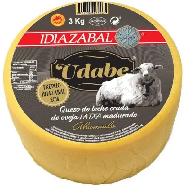 Queso D.I. Idiazabal UDABE, al corte, compra mínima 250 g - 1 ud - Imagen del producto en Findit
