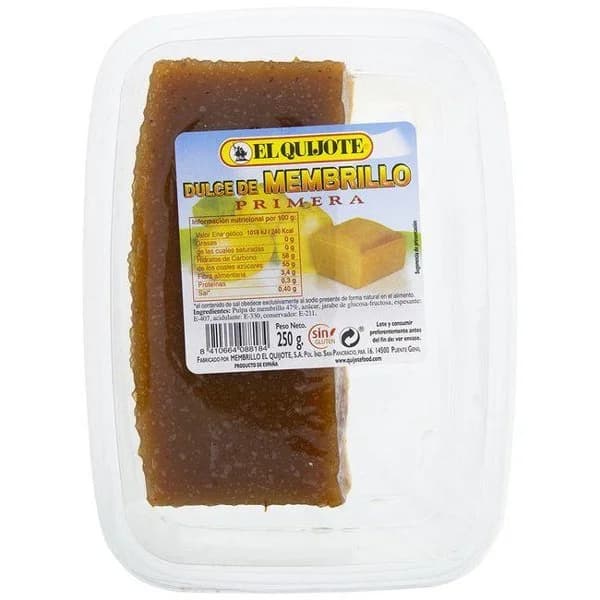 Dulce de membrillo QUIJOTE, tarrina 250 g - 1 ud - Imagen del producto en Findit