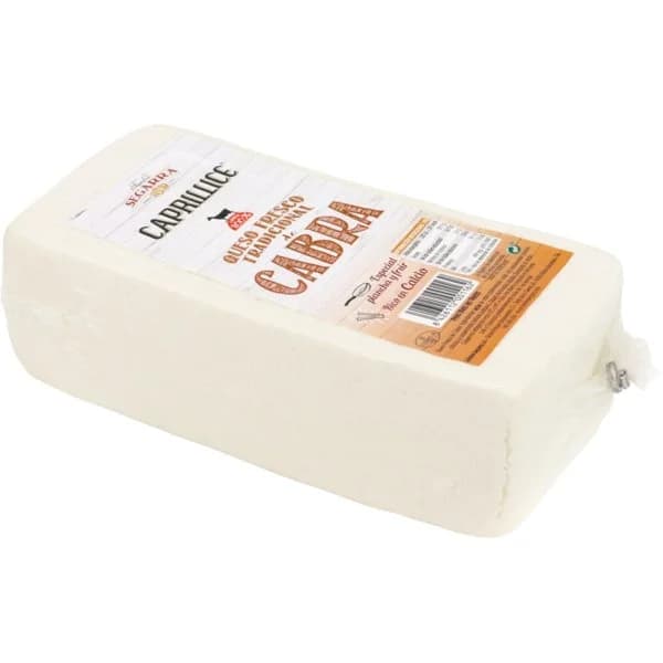 Queso fresco cabra plancha CAPRILLICE, al corte, compra mínima 250 g - 1 ud - Imagen del producto en Findit