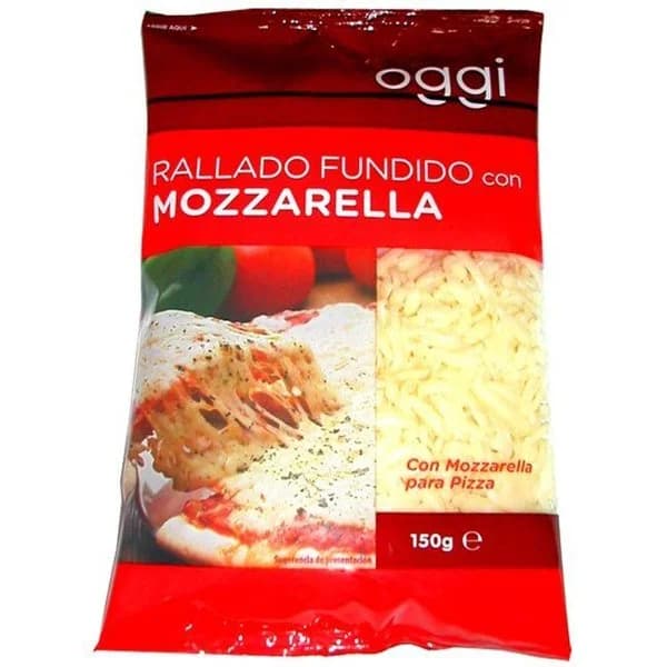 Queso rallado fundido con mozzarella HOCHLAND, bolsa 150 g - 1 ud - Imagen del producto en Findit
