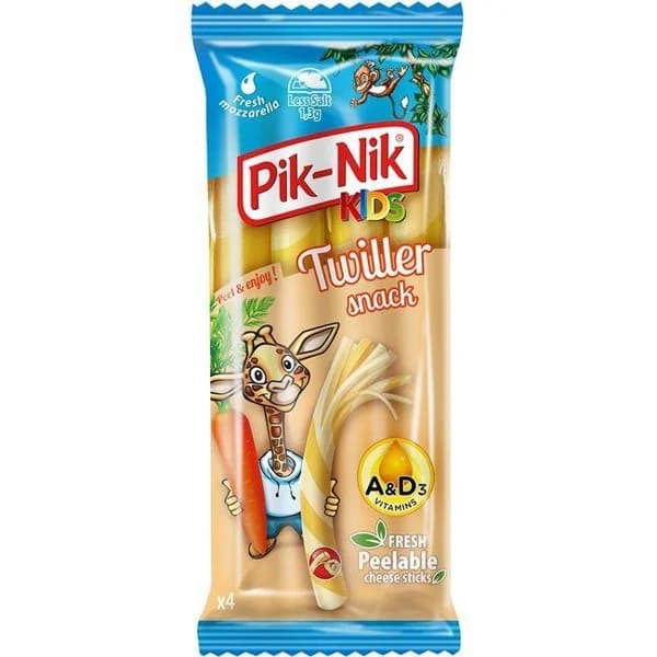 Queso en tiras Twiller PIK NIK, bolsa 80 g - 1 ud - Imagen del producto en Findit