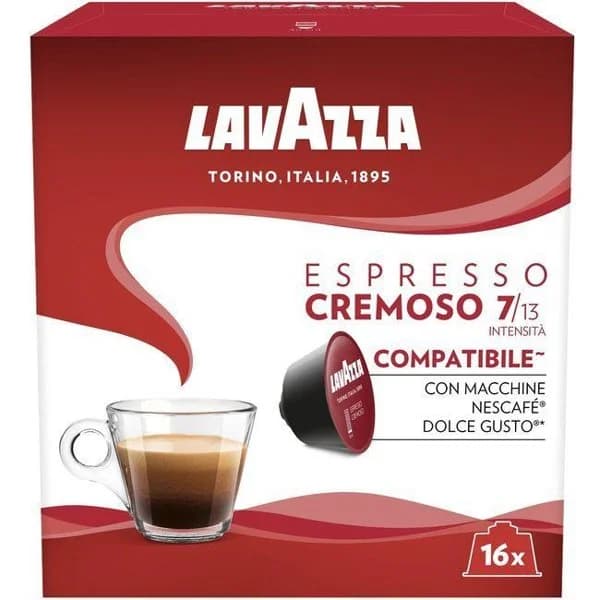 Café cremoso compatible Dolce Gusto LAVAZZA, caja 16 uds - 1 ud - Imagen del producto en Findit