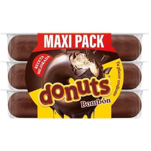 Donuts bombón DONUTS, 6 uds, paquete 330 g - 1 ud - Imagen del producto en Findit