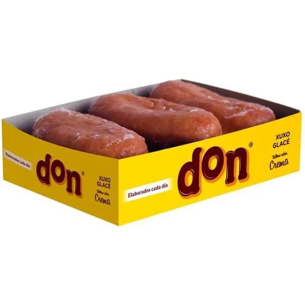 Xuxo glacé DON, 3 uds, caja 226 g - 0.23 kg - Imagen del producto en Findit