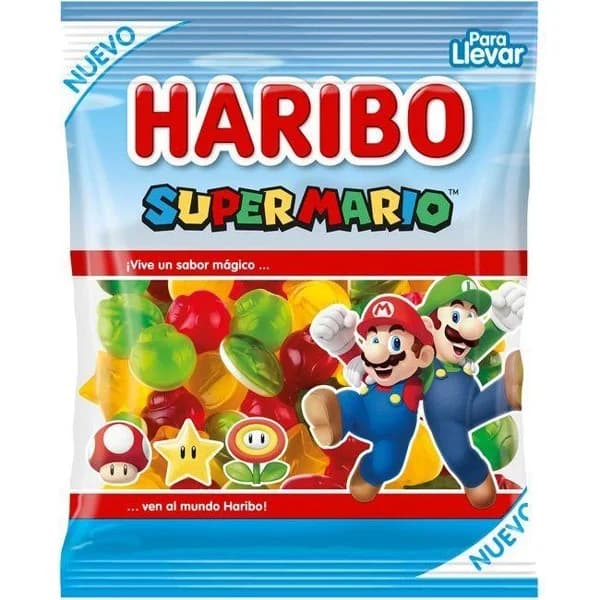 Super Mario HARIBO, bolsa 80 g - 1 ud - Imagen del producto en Findit