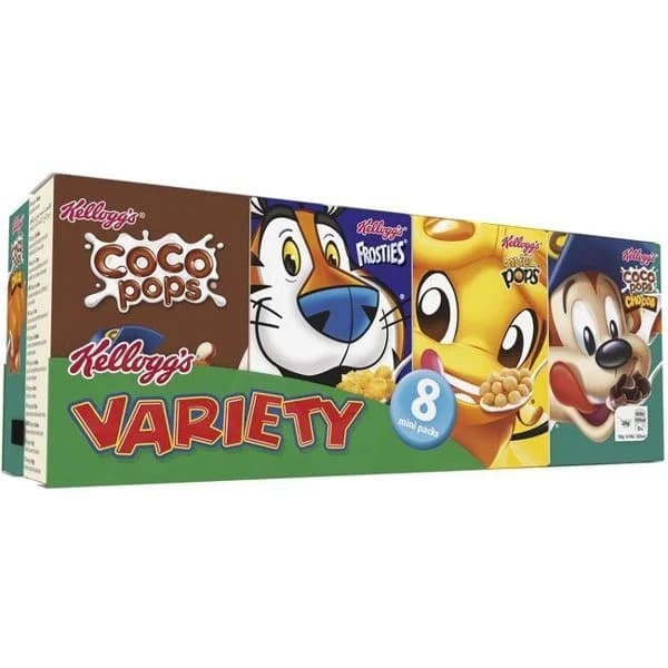 Cereales Variety KELLOGG'S, 8 unid., caja 215 g - 1 ud - Imagen del producto en Findit