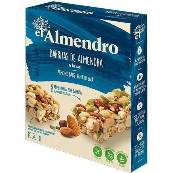 Barrita a la sal EL ALMENDRO, 4 uds., caja 84 g - 1 ud - Imagen del producto en Findit