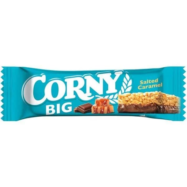 Barrita de cereal, chocolate y caramelo c/ sal CORNY, 1 ud, 40 g - 1 ud - Imagen del producto en Findit