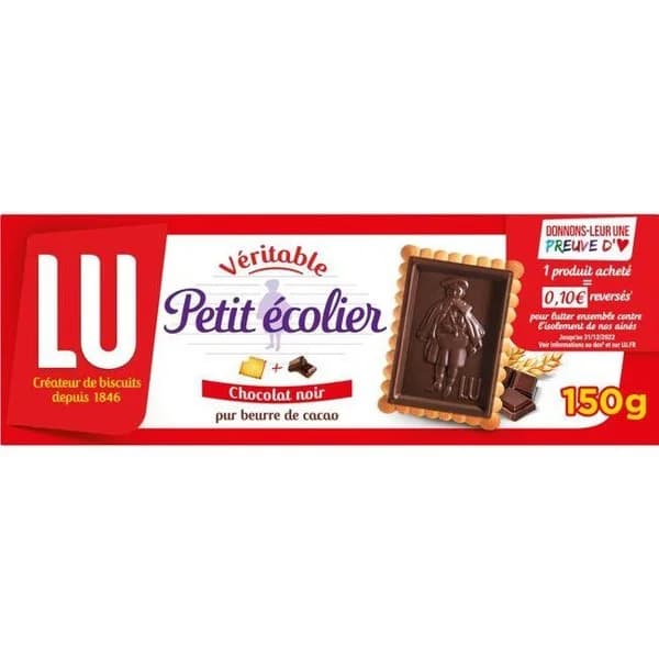 Galleta de chocolate negro PETIT ECOLIER, caja 150 g - 0.15 kg - Imagen del producto en Findit