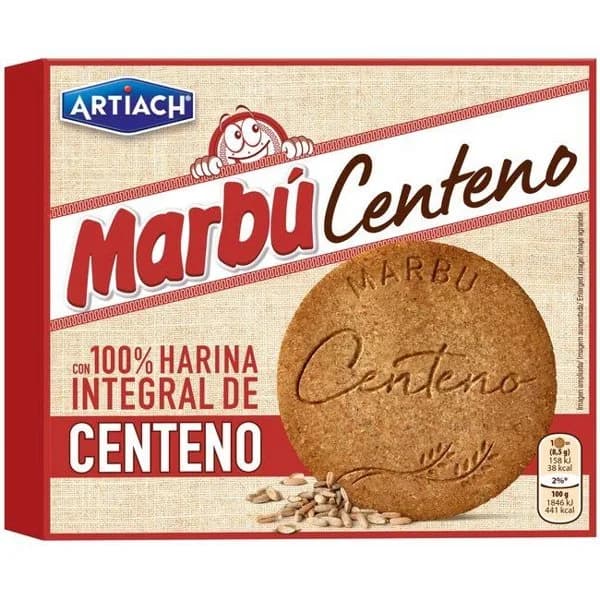 Galleta Marbú con centeno ARTIACH, caja 380 g - 1 ud - Imagen del producto en Findit