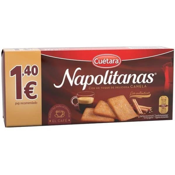 Galleta Napolitana CUÉTARA, caja 213 g - 1 ud - Imagen del producto en Findit