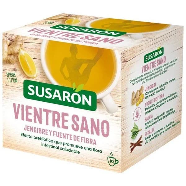 Infusión vientre sano SUSARON, caja 10 sobres - 1 ud - Imagen del producto en Findit