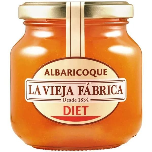 Mermelada de albaricoque LA VIEJA FABRICA Diet, frasco 280 g - 1 ud - Imagen del producto en Findit