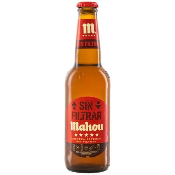 Cerveza sin filtrar MAHOU, botellín 33 cl - 1 ud - Imagen del producto en Findit