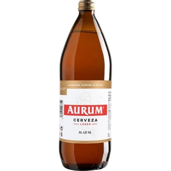 Cerveza AURUM, botella 1 litro - 1 ud - Imagen del producto en Findit