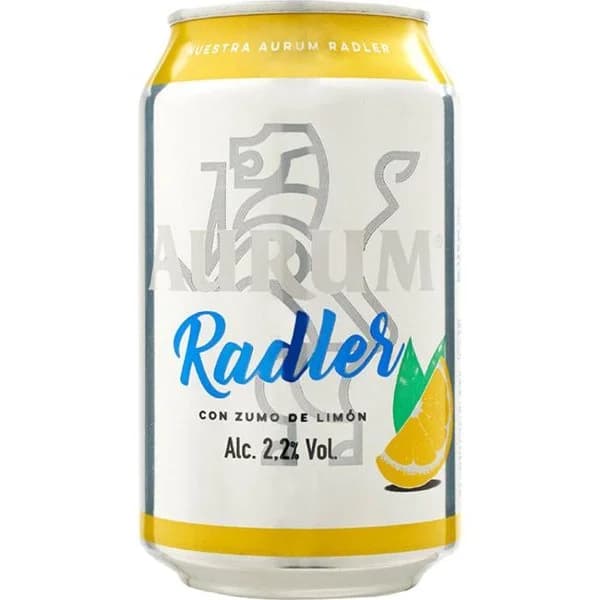 Cerveza AURUM RADLER, lata 33 cl - 1 ud - Imagen del producto en Findit