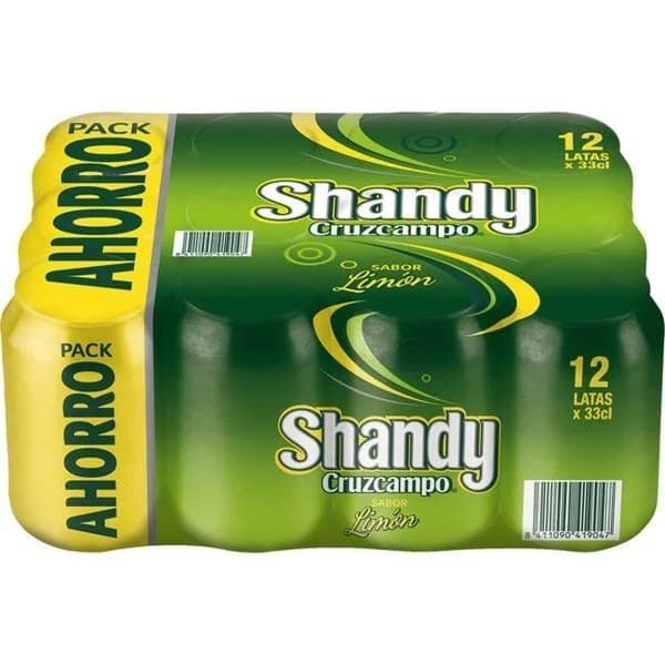 Cerveza limón SHANDY, pack 12x33 cl - 1 ud - Imagen del producto en Findit