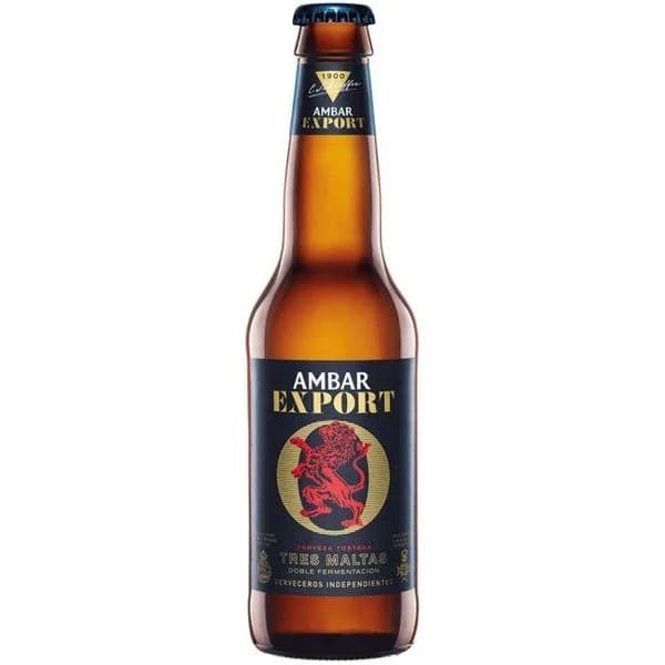 Cerveza export AMBAR, botellín 33 cl - 1 ud - Imagen del producto en Findit