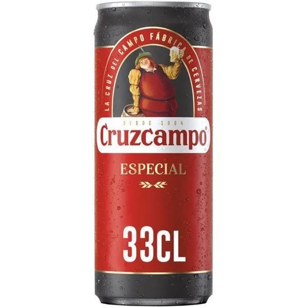 Cerveza especial CRUZCAMPO Cruzial, lata 33 cl - 1 ud - Imagen del producto en Findit