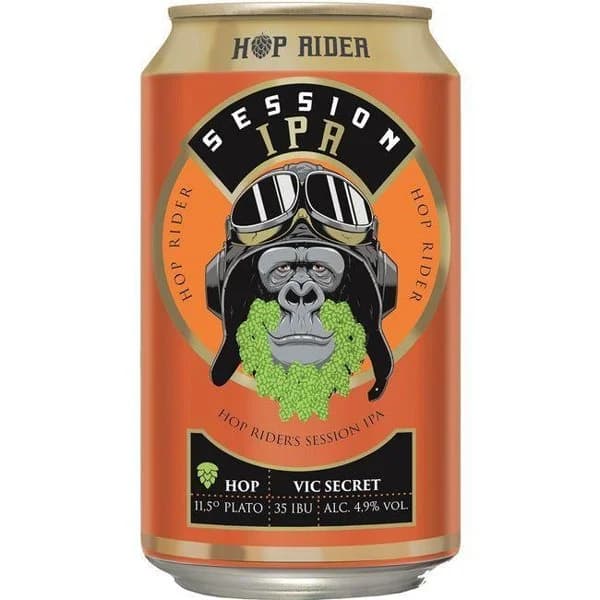 Cerveza Session Ipa HOP RIDER, lata 33 cl - 1 ud - Imagen del producto en Findit