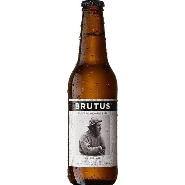 Cerveza lager BRUTUS, botellín 33 cl - 1 ud - Imagen del producto en Findit