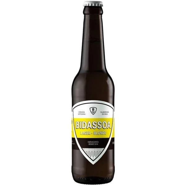 Cerveza lager BIDASSOA, botellín 33 cl - 1 ud - Imagen del producto en Findit