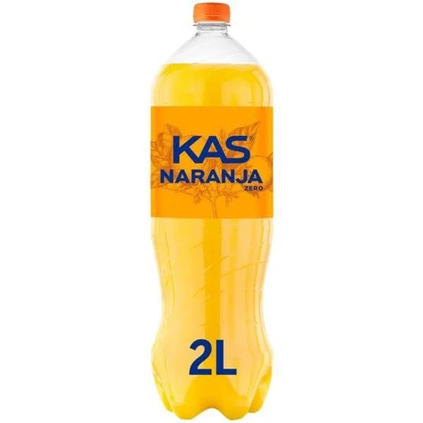 Refresco de naranja KAS ZERO, botella 2 litros - 1 ud - Imagen del producto en Findit