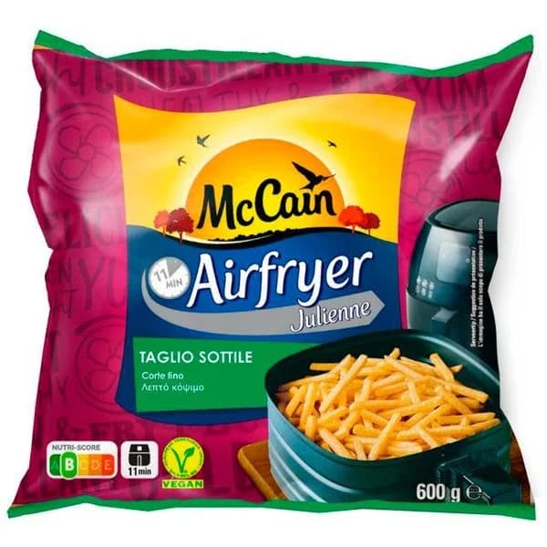 Patatas airfyer julienne MC CAIN, bolsa 600 g - 1 ud - Imagen del producto en Findit