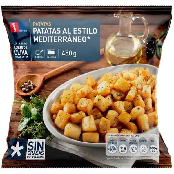 Patatas al estilo mediterráneo LA SIRENA, bolsa 450 g - 1 ud - Imagen del producto en Findit