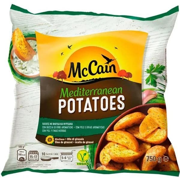 Mediterranean potatoes MCCAIN, bolsa 750 g - 1 ud - Imagen del producto en Findit
