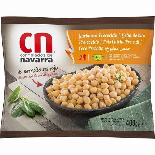 Garbanzo CONGELADOS de NAVARRA, bolsa 400 g - 1 ud - Imagen del producto en Findit